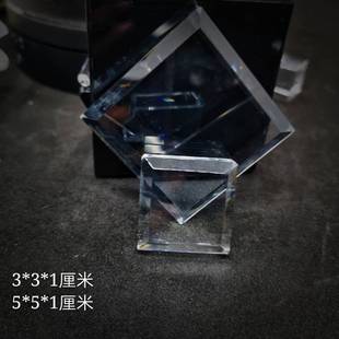 水晶方块玻璃座矿物标本，展示底座大摆件，也能用以南的小巷矿物周边