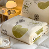 夏季牛奶绒毛毯家用空调毯子，单双人(单双人)珊瑚，法兰绒沙发办公室午睡盖毯