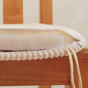 椅垫欧式餐椅垫坐垫布艺加厚防滑餐桌椅垫子凳垫带绑带屁股垫座垫