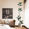 仿真绿植橡皮树室内绿植，仿生假植物高端轻奢落地摆件客厅大盆栽
