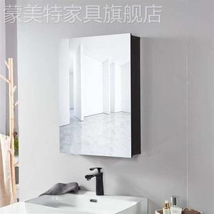 太空铝合金单门厕所镜柜小户型，洗手间置物柜，卫浴吊柜浴室简约镜箱