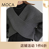 SELECT MOCA 前后两穿时尚感交叉设计短款针织衫日本直邮20001254