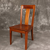 简韵 全实木餐椅子 现代中式 实木椅子黄檀木书桌椅 金丝木靠背椅