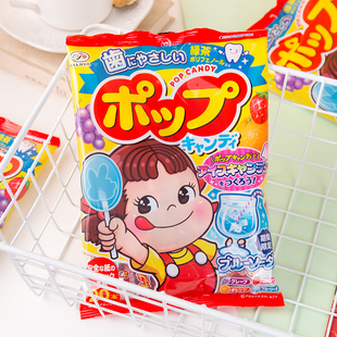 日本进口零食不二家多种类，什锦水果味棒棒糖，儿童护齿糖10枚20枚