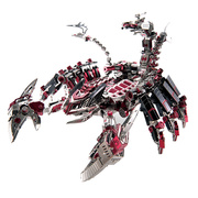 高档3D立体拼图金属拼装模型红魔战蝎成年玩具金属机械高难度DIY