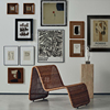 毕加索现代抽象轻奢艺术组合装饰画中古客厅沙发，背景餐厅玄关挂画