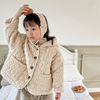 喜欢小波点童装秋冬儿童冬装，韩版加绒加厚棉衣，女童冬款外套棉服