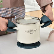 微波炉隔热手套耐高温烤箱，手套防烫硅胶，厨房工具砂锅手夹烘焙工具