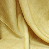 柠檬黄19姆米柞蚕丝肌理真丝面料，手工脏染炒色做旧春夏真丝布料