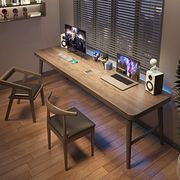 实木书桌双人电脑桌台式家用现代简约学生学习桌北欧写字台长条桌