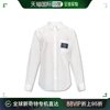 香港直邮FENDI 男士白色棉质衬衫 FS0585-A9RT-F0RQ0