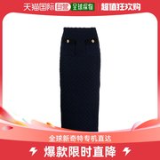 香港直邮潮奢 Self-Portrait 女士高腰针织半身裙
