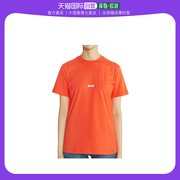 香港直发MSGM女士橙色徽标短袖圆领棉质T恤潮流2841MDM2257298