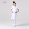 33015 大码孕妇护士服夏季短袖孕期白大褂医生长袖分体圆领工作服