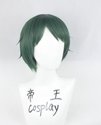 帝王cosplay假发 奇诺之旅 COS 奇诺 墨绿色2610定制假毛发套