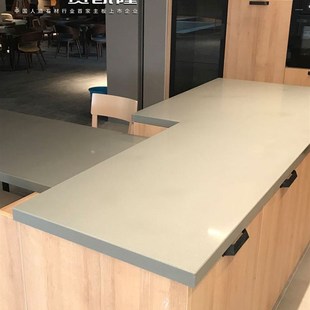 赛凯隆新简色纯色系列厨房整体，橱柜定制大理石石英石台面定制安装