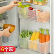 日本冰箱侧门收纳盒保鲜盒食品级侧面整理神器内侧厨房鸡蛋储物盒