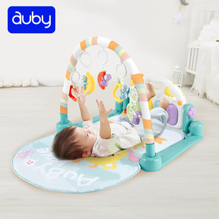 澳贝新生婴儿脚踏钢琴，健身架器毯多功能，玩具0-1岁音乐宝宝男女孩