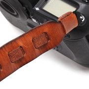 cam-in头层牛皮手工复古微单单反背带适用于索尼富士相机皮肩RBMU