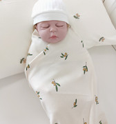 新生儿包单初生婴儿纯棉襁褓巾包裹布抱被浴巾秋冬包巾产房包被棉