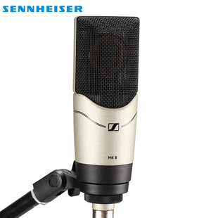 sennheiser森海塞尔mk8双振膜专业电容麦克风录音，k歌话筒