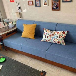 定制50d高密度加厚加硬沙发海绵垫，飘窗垫床垫，实木红木沙发垫坐垫