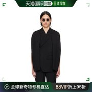 香港直邮潮奢 comme Des Garçons 男士 黑色镂空西装外套 PMJ0410