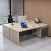 老板办公桌简约现代单人电脑桌主管经理财务桌双人面对面桌椅组合