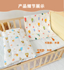 新生婴儿纱布褥子手工纯棉花，婴儿床垫儿童垫被宝宝幼儿园床褥睡垫