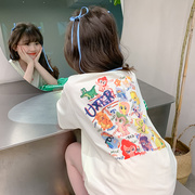 女童夏装t恤2024韩版洋气儿童短袖夏季小女孩半袖体恤上衣潮