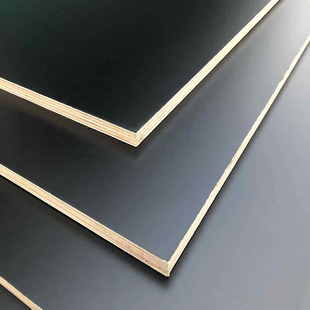 e0级环保多层实木免漆生态板纯黑色，三聚氰胺板橱柜，防水黑橡木板材