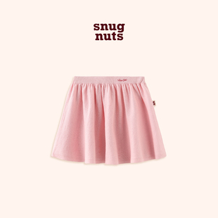 snugnuts2023春夏女童半身裙针织短裙外穿百褶裙