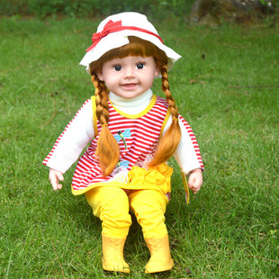 儿童毛绒玩具布娃娃会唱歌说话的仿真智能洋娃娃玩偶女孩生日礼物