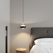 卧室床头小吊灯创意长线单头玻璃圆球灯具led餐厅吧台灯饰飘窗灯