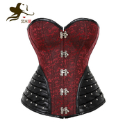 英式corset宫廷哥特式复古包跨宫廷束身衣外穿corset塑身上衣