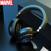 漫威正版 黑豹联名 TF插卡音乐游戏电脑有线 头戴式无线蓝牙耳机