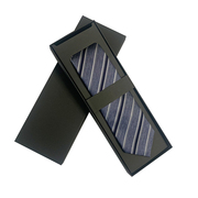 不零售 男士商务领带盒盒订制logo图案企业单位领带套盒