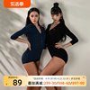 YES拉丁舞服跳舞专用上衣女服装女士成人时尚中袖练功服YS424