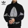 Adidas/阿迪达斯三叶草休闲男女抓绒时尚运动外套 HC0325