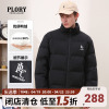 PLORY羽绒服男秋冬运动潮流面包服百搭保暖短款情侣外套