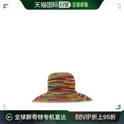 香港直邮Alanui 女士彩色拉菲草编织帽子