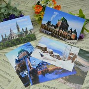 加拿大人文景观城市风景明信片旅行文艺创意唯美贺卡片英文版10张