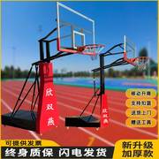 高档篮球架成人室内儿童，投篮框可移动户外升降青少年室外训练标准