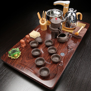 紫砂茶具茶盘套装全自动一体家用简约平板现代中小号会客厅茶台