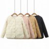 冬季韩版羽绒棉服200斤胖mm双口袋，葫芦格棉袄，内胆大码外套