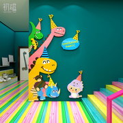 幼儿园走廊楼梯墙面，装饰环境创设布置材料，主题贴成品教室班级文化