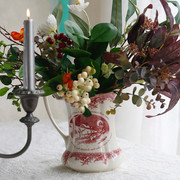 创意圣诞尖嘴花器水壶奶壶家居饰品摆件买满一鸿瓷器