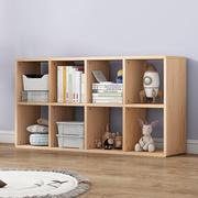 实木自由组合格子柜简易玩具儿童书架松木书柜储物收纳小柜子