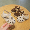 时尚包头宝宝鞋子夏季婴儿凉鞋女童软底步鞋公主儿童防滑童鞋