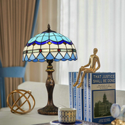 定制地中海风格吊灯托斯卡纳壁灯，卧室灯走廊灯美式田园彩色玻璃罩